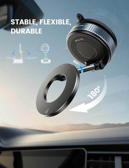 Ultimate Car Phone Grip showcasing its stable, flexible, and durable design for easy phone access in vehicles.
