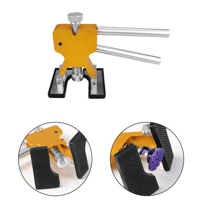 Paintless car dent repair tool designed for easy dent removal without damage to the vehicle's finish.