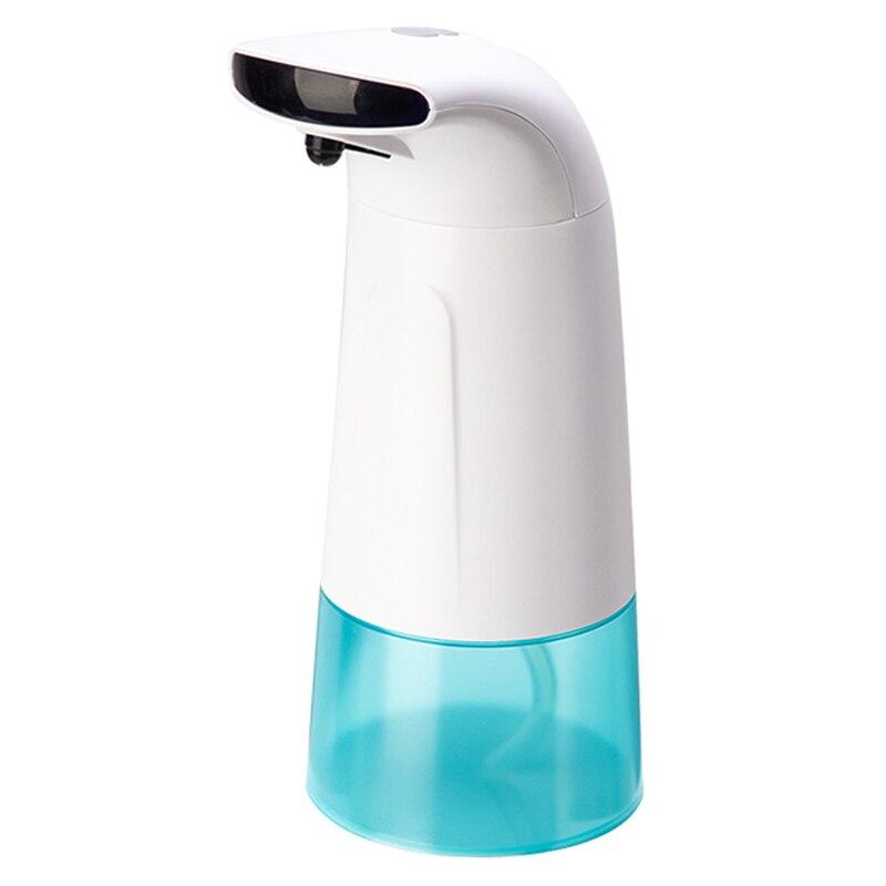 Automatic touchless foam soap dispenser with a sleek design and sensor for hands-free operation.