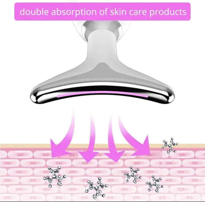 Beauty Device Anti Wrinkles showing double absorption of skin care products for enhanced efficacy.
